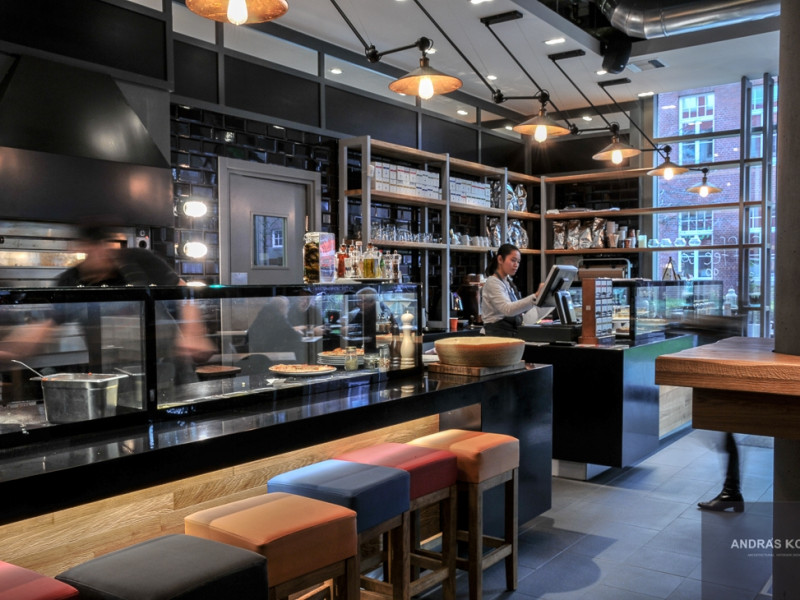 Restaurant & Bar Simply Food - Innenarchitektur -Interior Design by András Koós